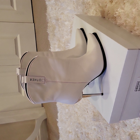 Each Other White Ankle Boots - Picture 1 of 5